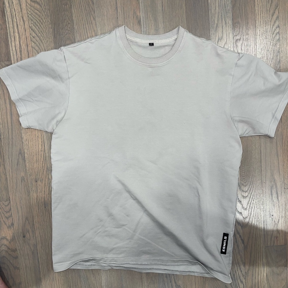 ESNTLS Drop Shoulder TEE (Sage green)